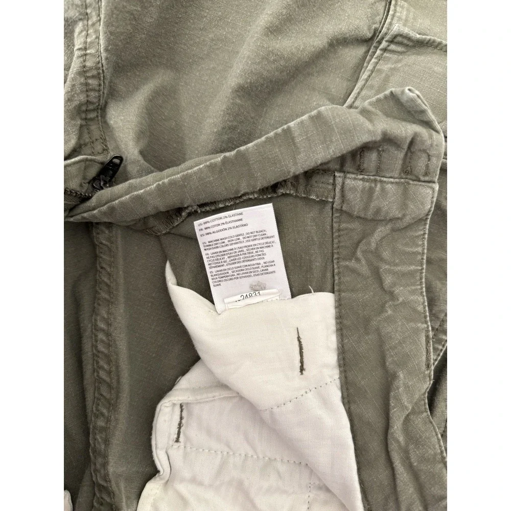 Fox Racing Men's Cargo Shorts Size 29 Green Cotton Casual Outdoor Motocross